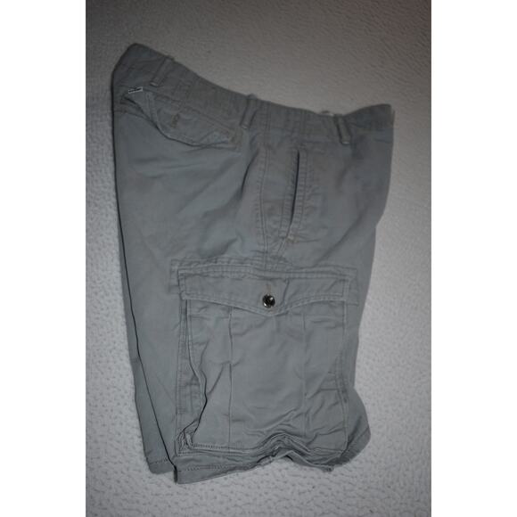 Levis Cargo Shorts Mens Size 32 Flat Front Gray Cotton - Picture 1 of 6